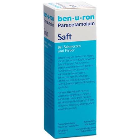 Ben-u-ron syrup 200 mg / 5ml bottle 100 ml - PrimeCare Global