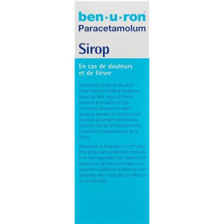 Ben-u-ron syrup 200 mg / 5ml bottle 100 ml - PrimeCare Global