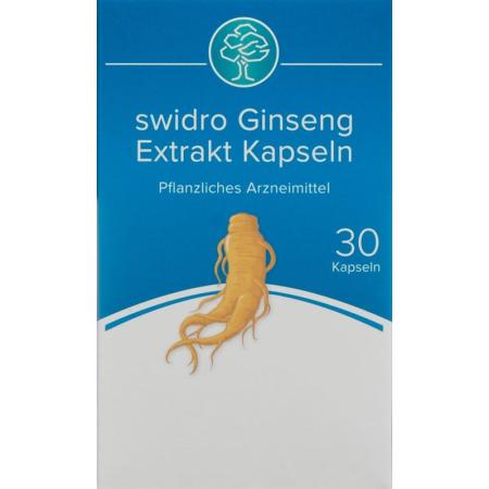 SWIDRO Ginseng Extrakt Kaps - PrimeCare Global