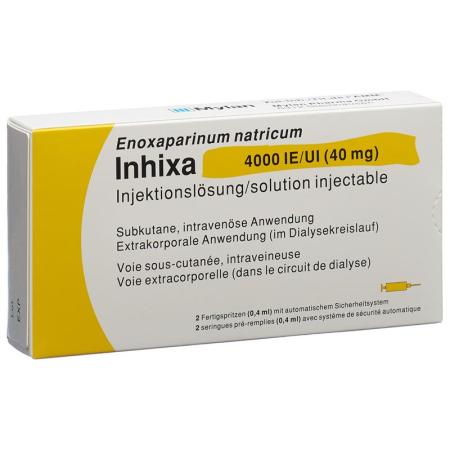 Inhixa Inj Loes 40mg/0.4ml 2 Fertspr 0.4ml - PrimeCare Global