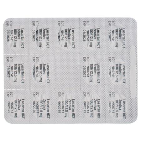 Losartan HCT Zentiva Filmtabl 100/12.5 mg 98 pcs - PrimeCare Global