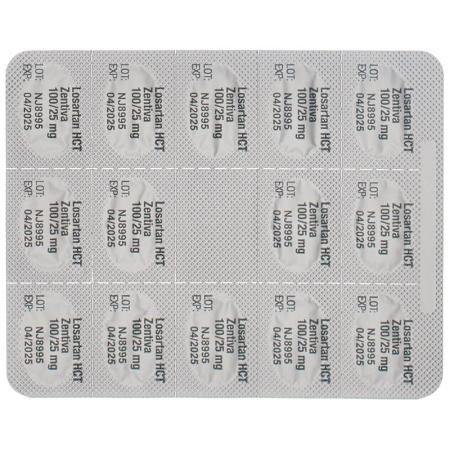 Losartan HCT Zentiva Filmtabl 100/25 mg 98 pcs - PrimeCare Global
