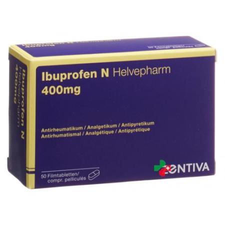Ibuprofen N Helvepharm Filmtabl 400 mg 50 pcs - PrimeCare Global