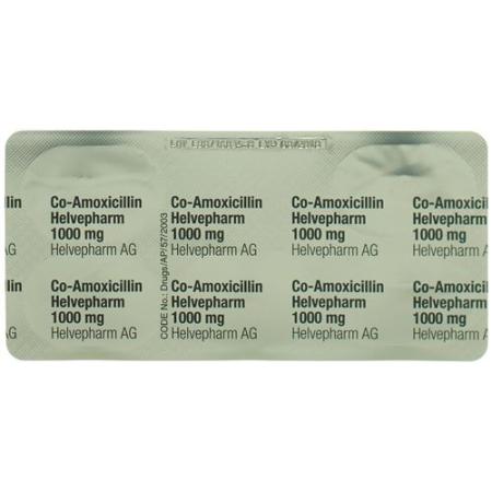 Co-Amoxicillin Zentiva Filmtabl 1000 mg 12 pcs - PrimeCare Global
