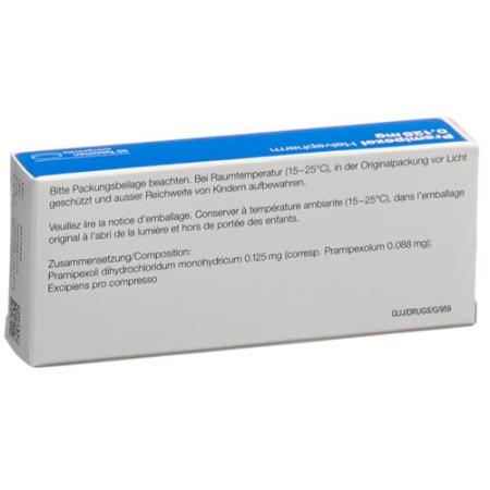 Pramipexole Helvepharm tbl 0125 mg 30 pcs - PrimeCare Global