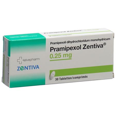 Pramipexol Zentiva Tabl 0.25 mg 30 Stk - PrimeCare Global