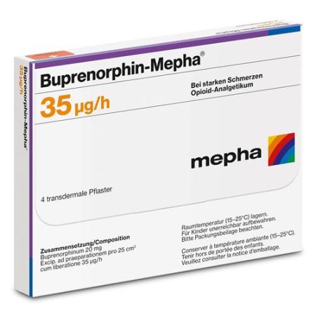 Buprenorphine-Mepha TTS 35 mcg/h bag 8 pieces - PrimeCare Global