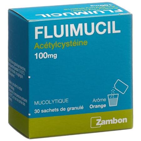 Fluimucil granules 100 mg 30 sachets - PrimeCare Global
