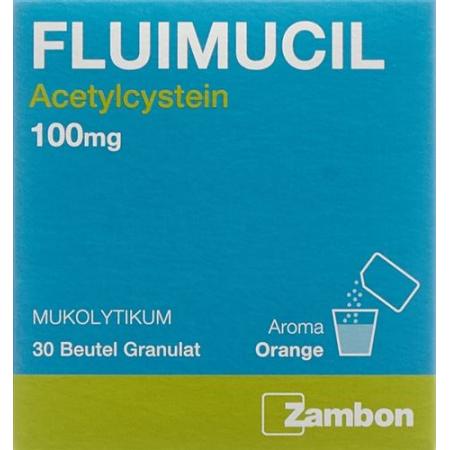 Fluimucil granules 100 mg 30 sachets - PrimeCare Global