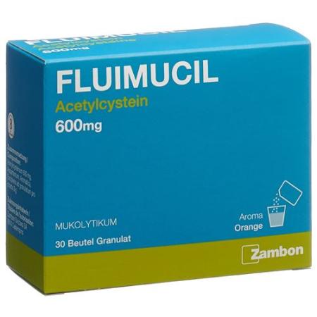 Fluimucil granules 600 mg 30 sachets - PrimeCare Global