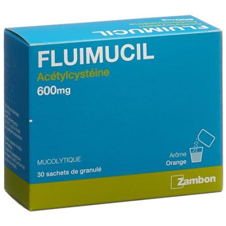 Fluimucil granules 600 mg 30 sachets - PrimeCare Global
