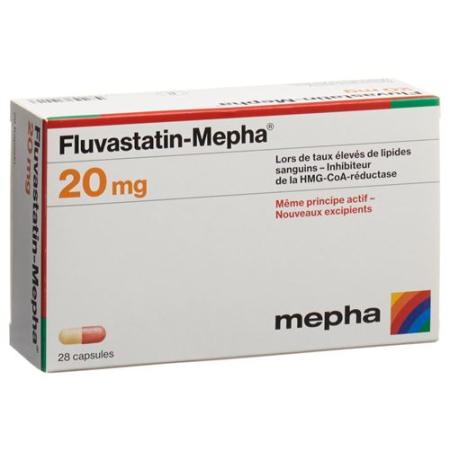 Fluvastatin Mepha Kaps 20 mg 28 pcs - PrimeCare Global