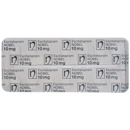 Escitalopram NOBEL Filmtabl 10 mg 98 pcs - PrimeCare Global