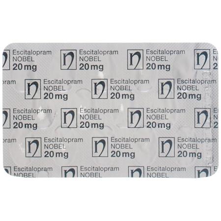 Escitalopram NOBEL Filmtabl 20 mg 14 pcs - PrimeCare Global
