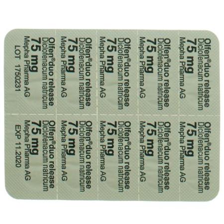 Duo helped release Kaps 75 mg 100 pcs - PrimeCare Global
