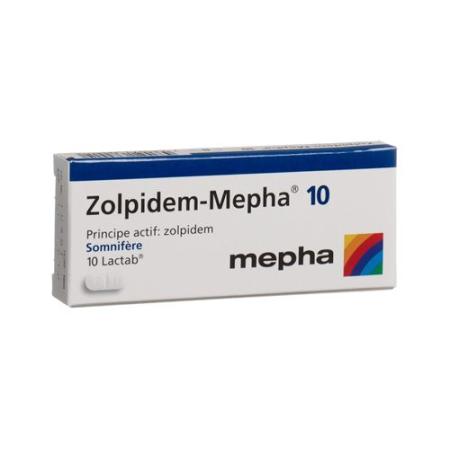 Zolpidem-Mepha Teva Lactab 10 mg 30 pcs - PrimeCare Global