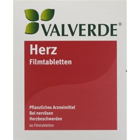 Valverde heart and nerves film tabl 60 pcs - PrimeCare Global