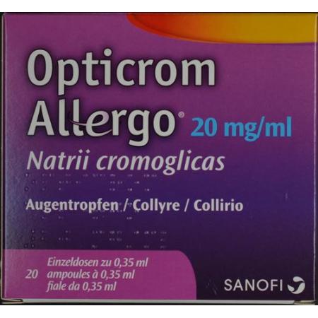 Opticrom Allergo Gd Opht 20 Monodos 0.35ml - PrimeCare Global