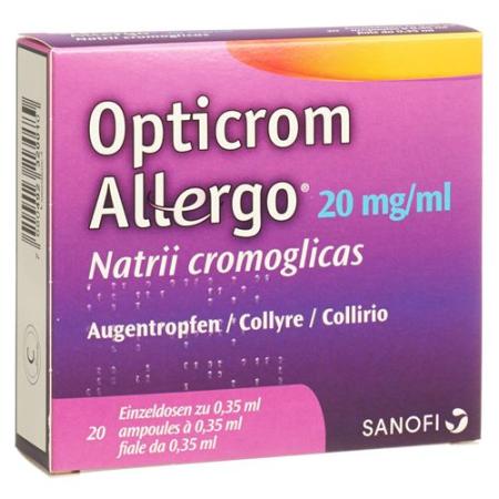 Opticrom Allergo Gd Opht 20 Monodos 0.35ml - PrimeCare Global