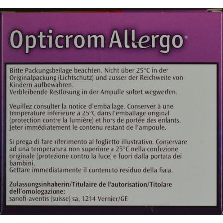 Opticrom Allergo Gd Opht 20 Monodos 0.35ml - PrimeCare Global