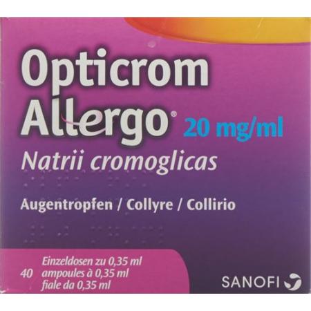 Opticrom Allergo Gd Opht 40 Monodos 0.35ml - PrimeCare Global