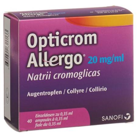 Opticrom Allergo Gd Opht 40 Monodos 0.35ml - PrimeCare Global