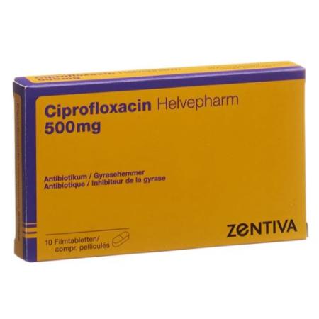 Ciprofloxacin Zentiva Filmtabl 500 mg 10 pcs - PrimeCare Global