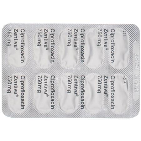 Ciprofloxacin Zentiva Filmtabl 750 mg 20 pcs - PrimeCare Global