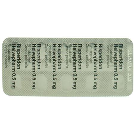 Risperidone Helvepharm Filmtabl 0.5 mg 20 pcs - PrimeCare Global