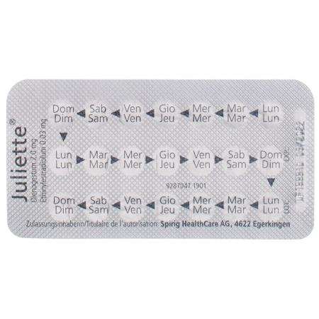 Juliette film tabl 3 x 21 pcs - PrimeCare Global