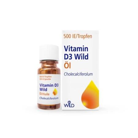VITAMIN D3 WILD L 500 IU/DROPS 10 ML - PrimeCare Global