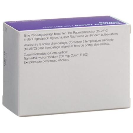 Tramadol retard Zentiva Ret Filmtabl 200 mg 60 pieces - PrimeCare Global