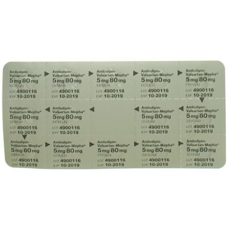 Amlodipin-Valsartan-Mepha Teva Filmtabl 5mg/80mg 98 pcs - PrimeCare Global