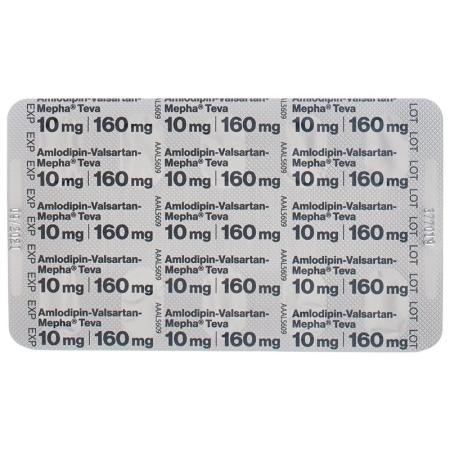 Amlodipin-Valsartan-Mepha Teva Filmtabl 10mg/160mg 28 pcs - PrimeCare Global