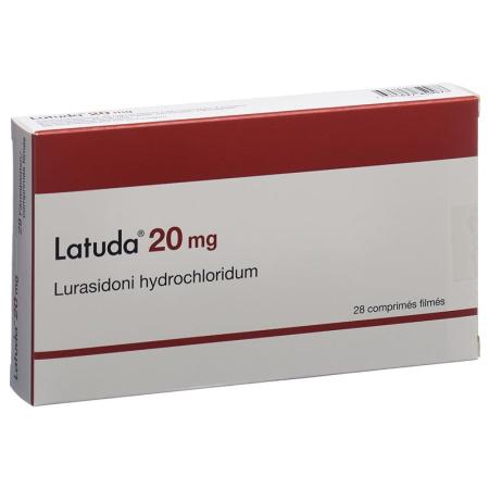 Latuda Filmtablet 20 mg 56 pcs - PrimeCare Global