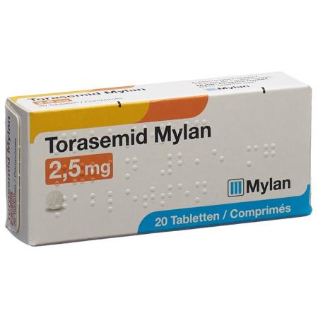 Torasemide Mylan Tabl 2.5 mg 20 pcs - PrimeCare Global