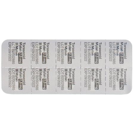Torasemide Mylan Tabl 2.5 mg 20 pcs - PrimeCare Global