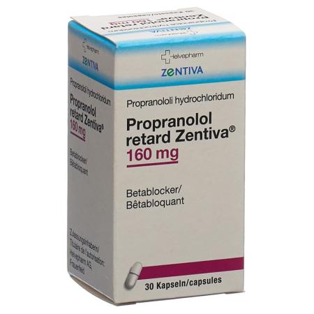 Propranolol retard Zentiva Ret Kaps 160 mg Ds 30 pcs - PrimeCare Global