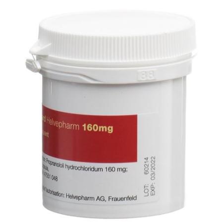 Ds propranolol retard Helvepharm Ret Kaps 160 mg 100 pcs - PrimeCare Global