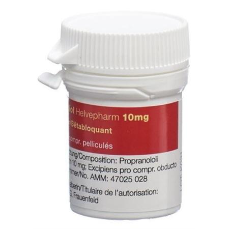 Propranolol 10 mg tbl Helvepharm Ds 60 pcs - PrimeCare Global