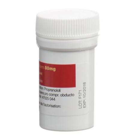 Propranolol 80 mg tbl Helvepharm Ds 60 pcs - PrimeCare Global