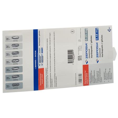 Zeposia starter pack Kaps 4x0.23mg 3x0.46mg 7 pcs - PrimeCare Global