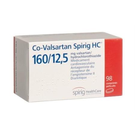Co-valsartan Spirig HC Filmtabl 160/12.5 mg 98 pcs - PrimeCare Global
