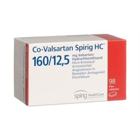 Co-valsartan Spirig HC Filmtabl 160/12.5 mg 98 pcs - PrimeCare Global