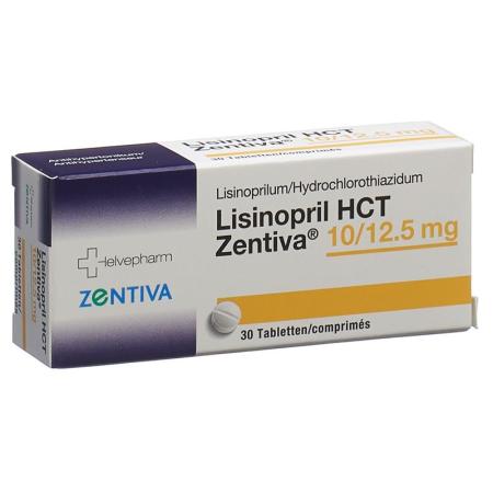 LISINOPRIL HCT Zentiva Tabl 10/12.5 mg - PrimeCare Global