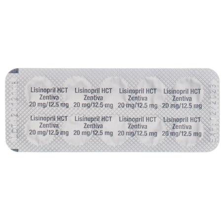LISINOPRIL HCT Zentiva Tabl 20/12.5 mg - PrimeCare Global