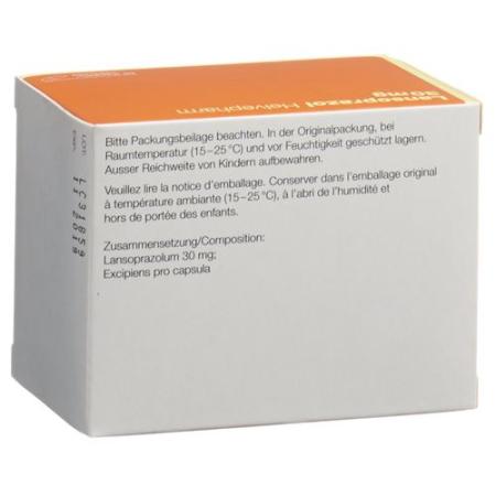 Lansoprazole Helvepharm Kaps 30 mg 56 pcs - PrimeCare Global