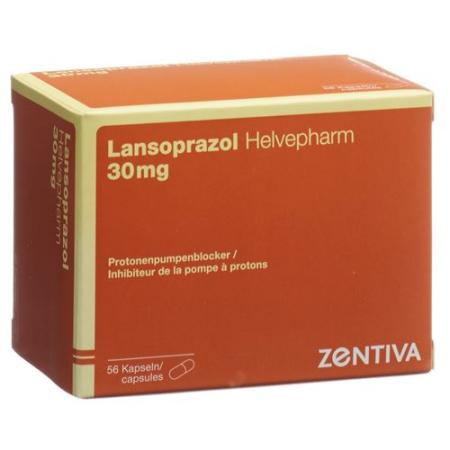 Lansoprazole Helvepharm Kaps 30 mg 56 pcs - PrimeCare Global