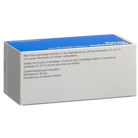 Mirtazapine Helvepharm Filmtablet 30 mg 100 pcs - PrimeCare Global