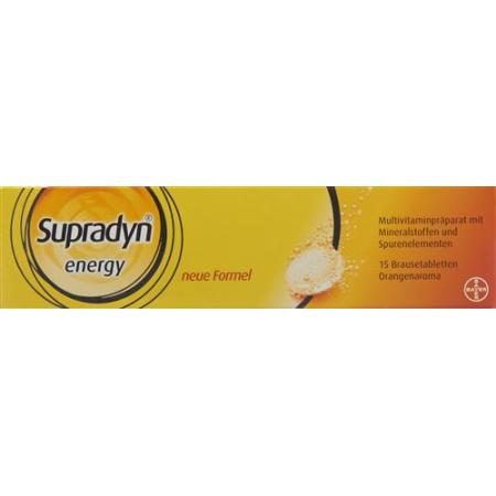 Supradyn Energy Brausetabletten Orange 15 Stück - PrimeCare Global